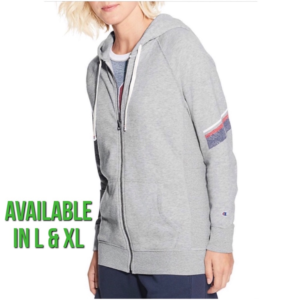 Champion Heritage French Terry Zip Hoodie - Picture 1 of 12
